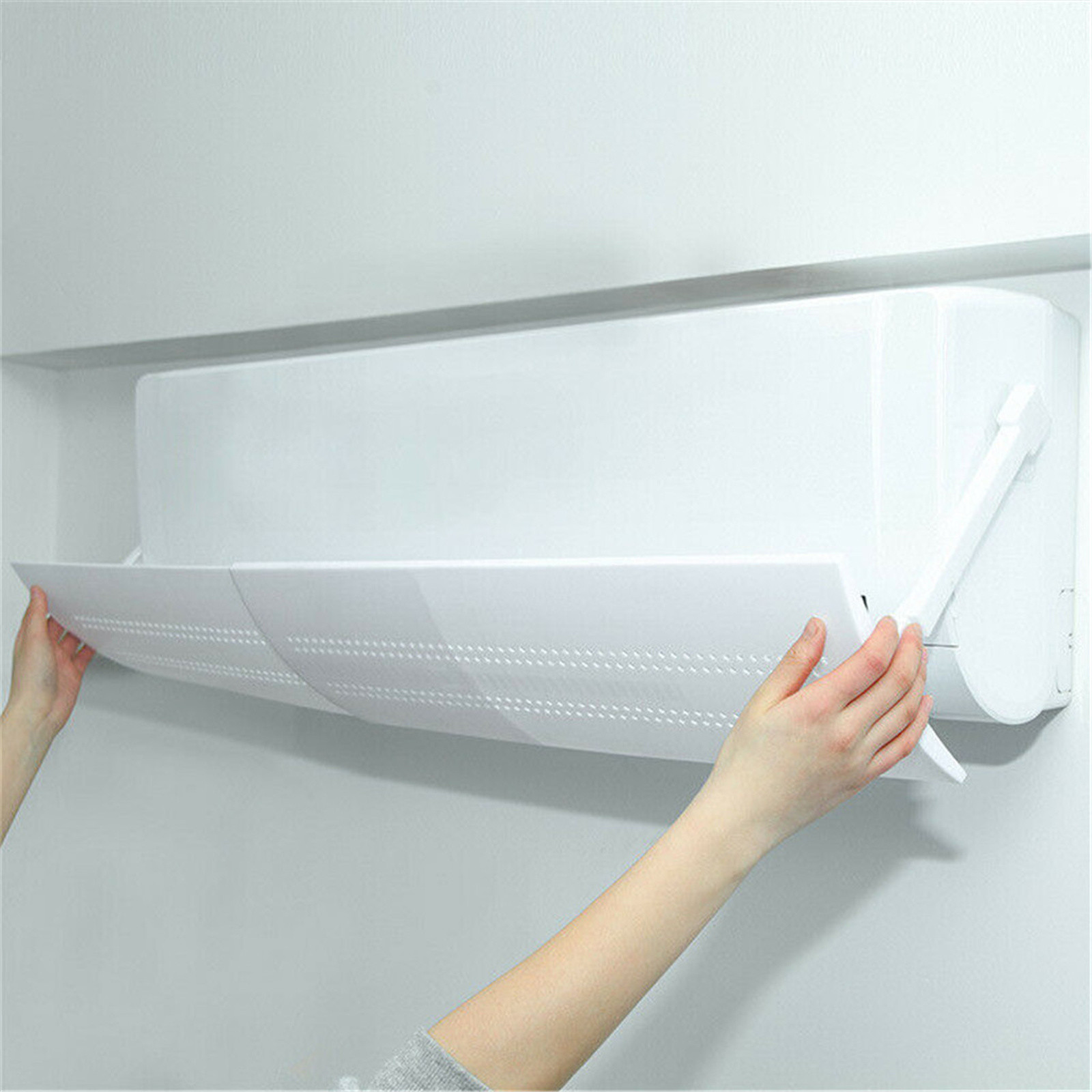 Xiuwoo Adjustable Air Conditioner Deflector t115 White