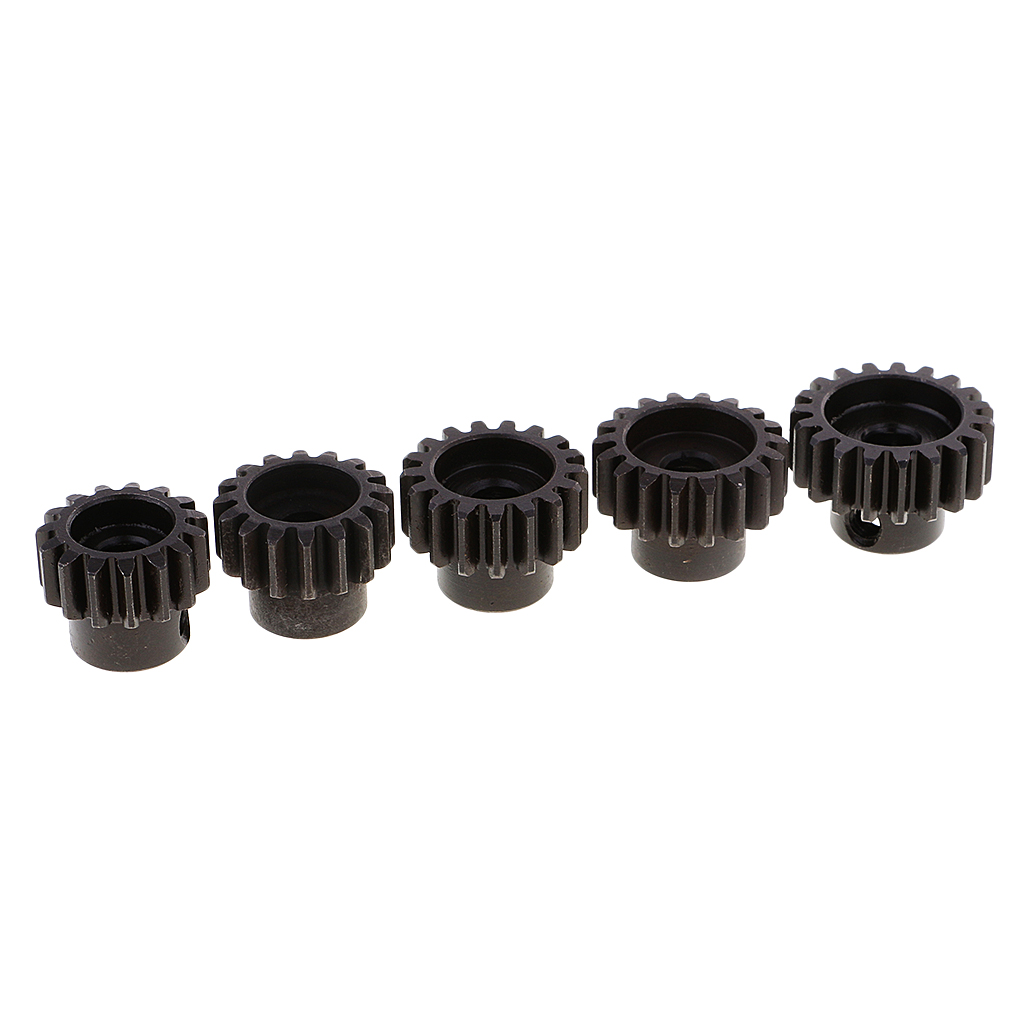 1/8 RC Car M1 5mm 15T 16T 17T 18T 19T Pinion Motor Brushed Brushless RC Pinion Gear Remote Control Replacement Parts Accs