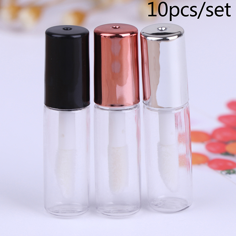 Best of 1 / 10PCS Empty Transparent PE Lip Gloss Tubes Plastic Lip Balm Tube Lipstick Mini Sample Cosmetic Container Reviews & Tips