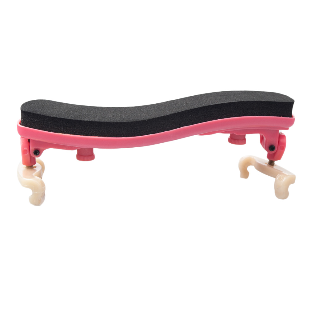 Adjustable Violin Shoulder Rest Pad Holder for 1/8 Size Violins Accessories Pink