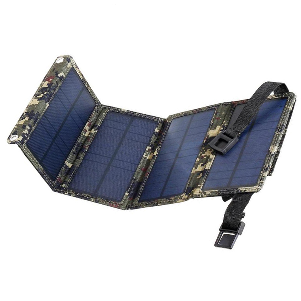 20W High Efficiency USB Solar Charger Outdoor Camping Solar Power Charger Tool