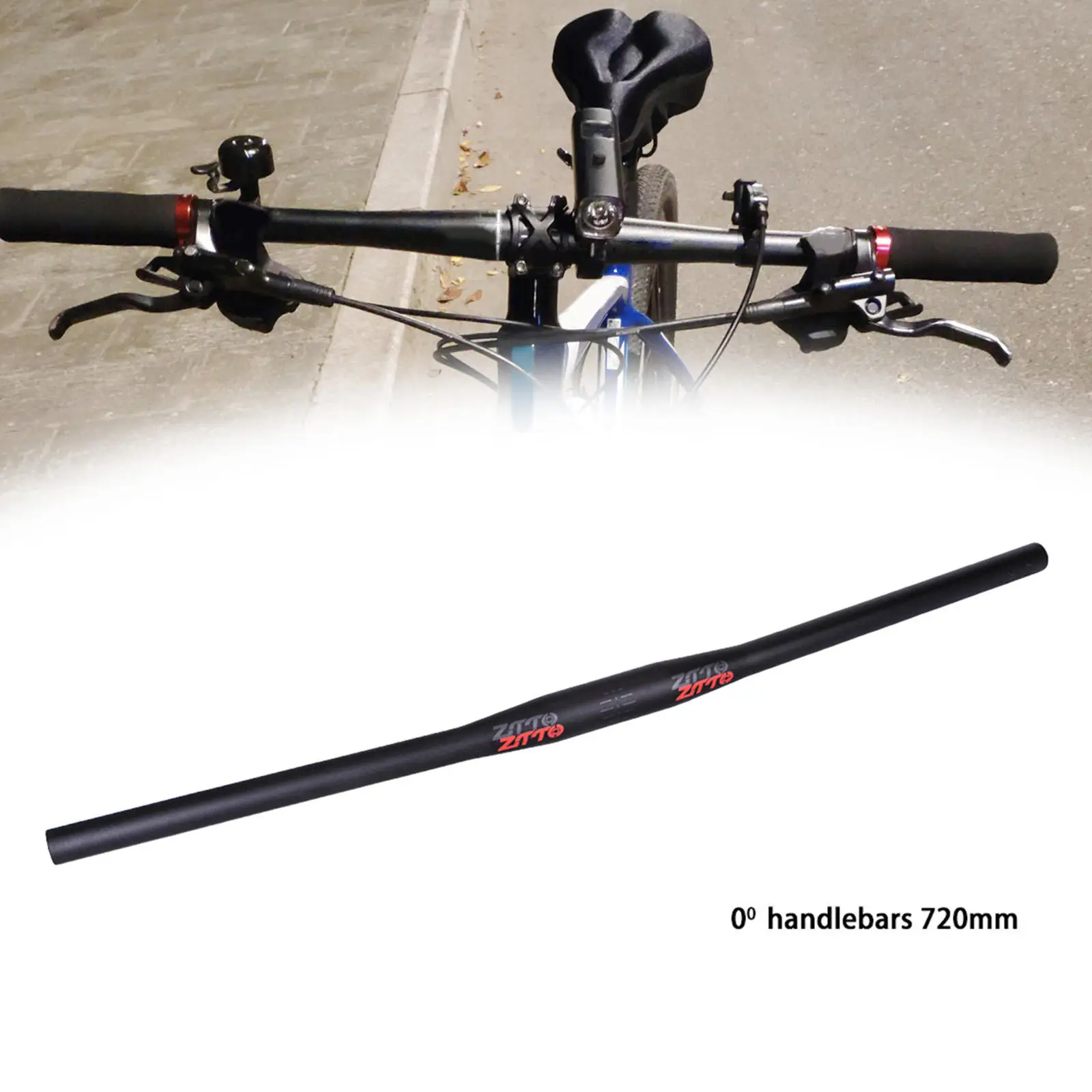 Lightweight Mountain Bike Handlebar MTB Downhill DH Bicycle Extra Long Riser Bar 31.8mm High Rise Handle Bar Component Parts