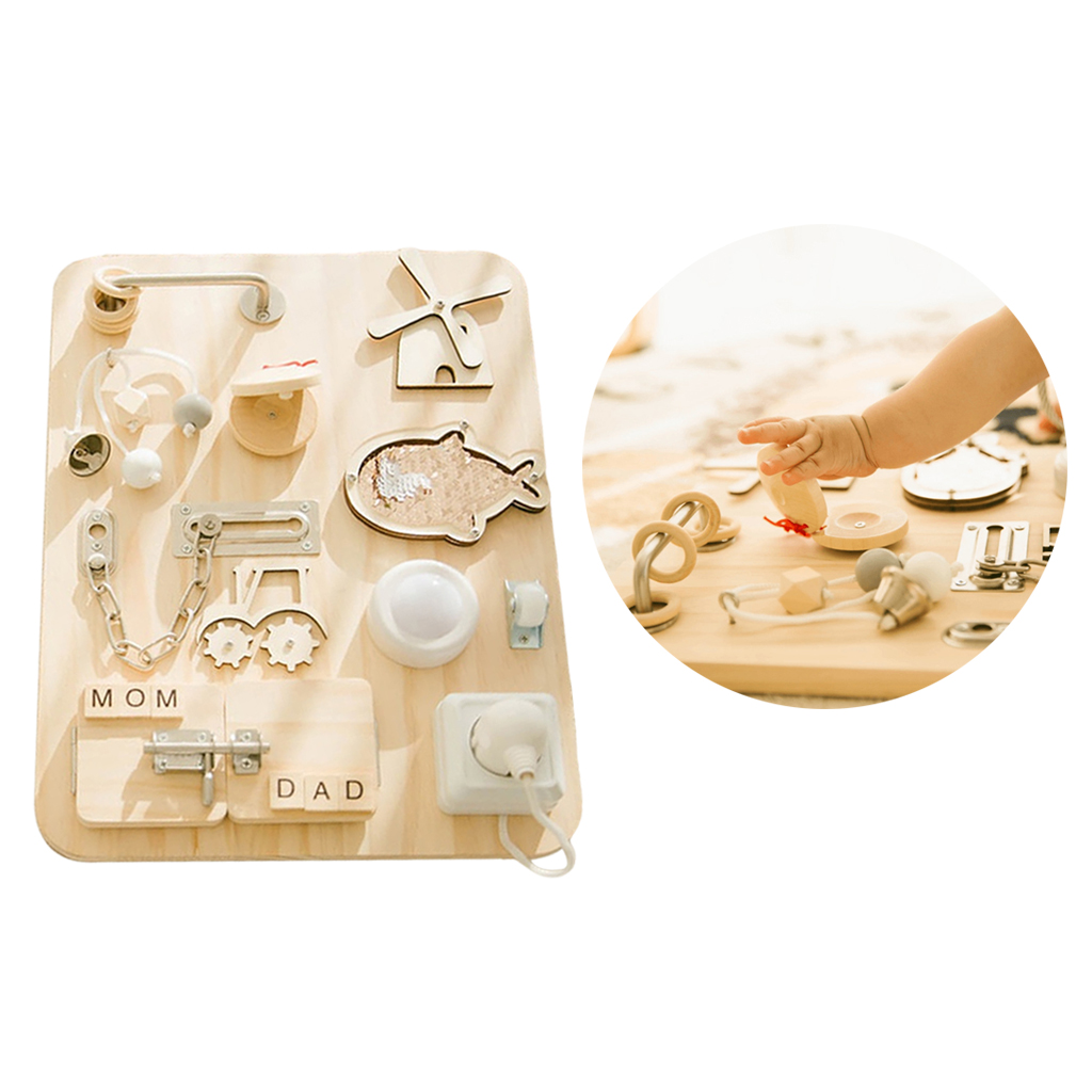 Busy Board Sensory Board Game Intelligence Development Preschool Educational