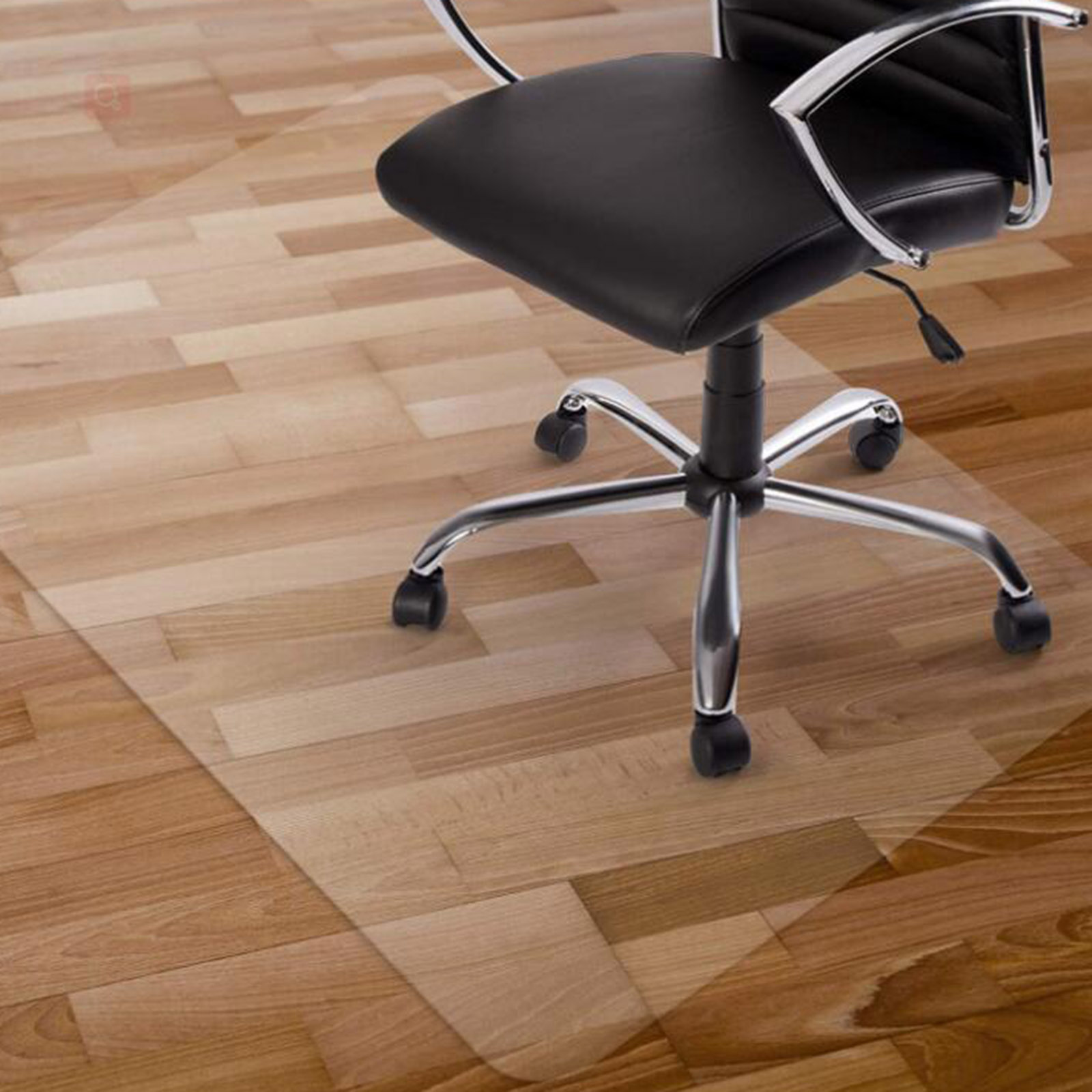 PVC Non-Slip Rectangular Mat Chair Pad for Desks Office Home Floors Protectors