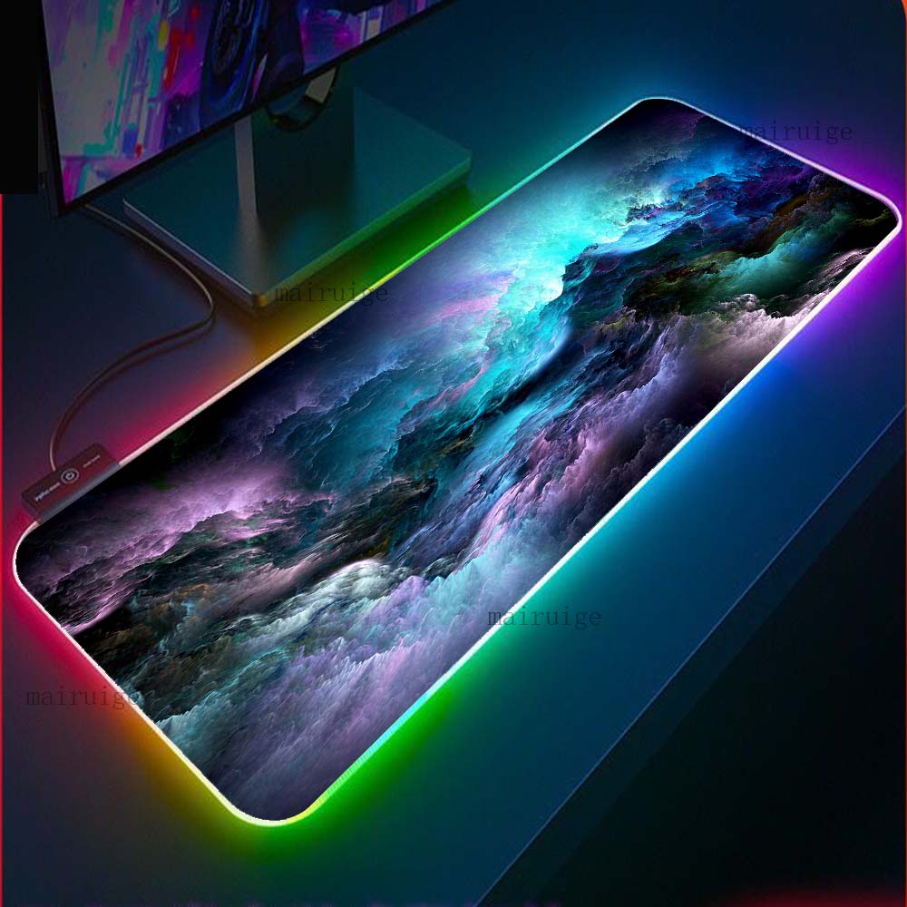 Mouse Pad Gaming XXL RGB con Diseño de Cielo Estrellado de Colores H4cbcb81387424935ab648c81ea317ff3x