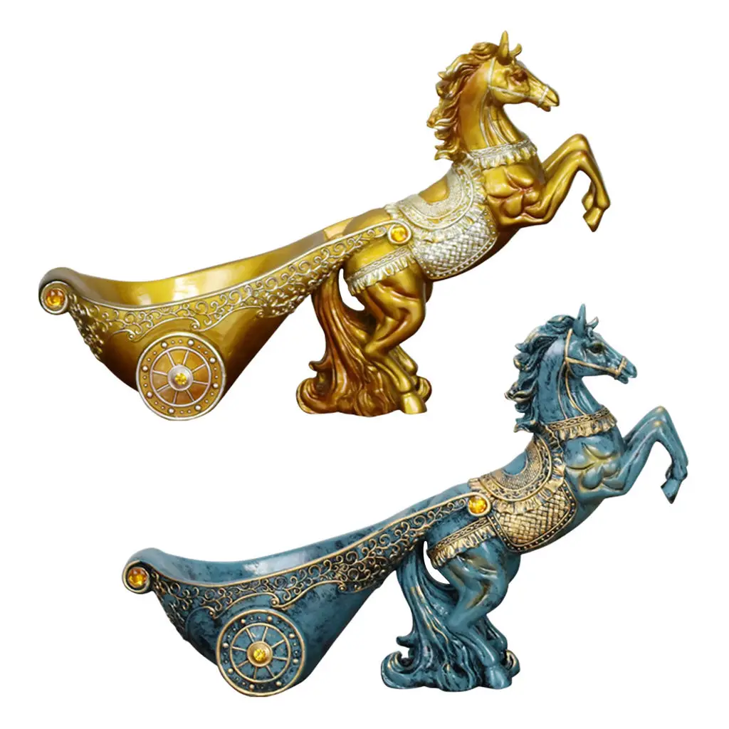Resin Horse Wine Rack Animal Figurine Free Standing Champagne Holder for Home Cabinet Kitchen Decoration Barware Accessories