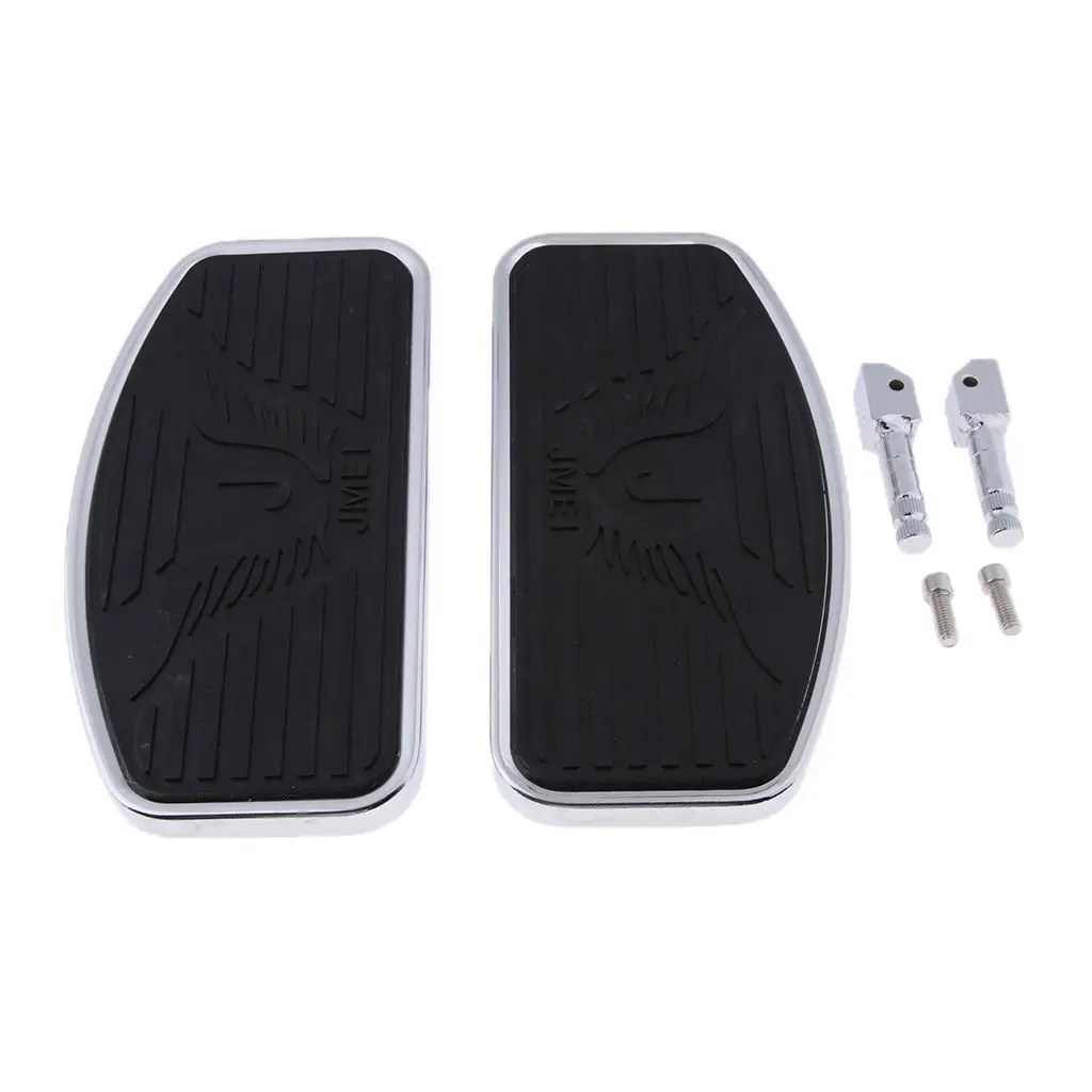 2 Pieces Motorcycle Front Rider Footboard Floorboard for Honda VTX 1300 VTX 1800