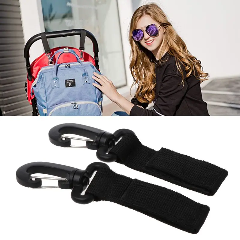 2pcs/Set Stroller Hooks Wheelchair Stroller Pram Carriage Bag Hanger Hook Baby Strollers Shopping Bag Clip Stroller Accessories best travel stroller for baby and toddler	