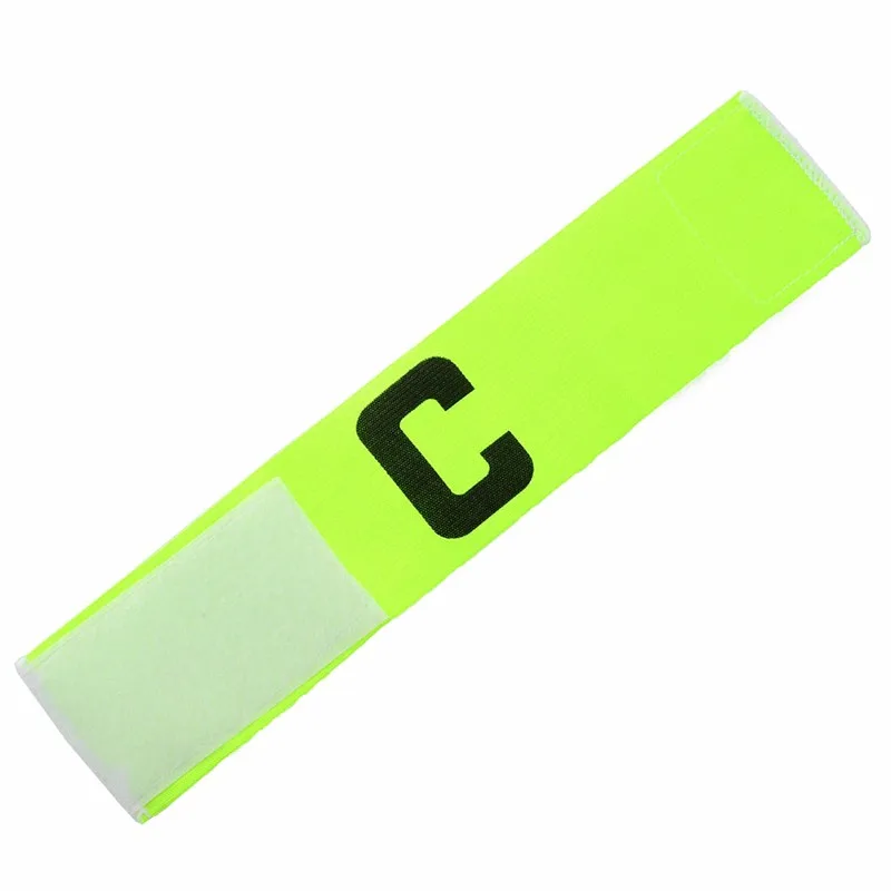 Adjustable C Words Armband Football Player Bands Fluorescent Captain Armband 