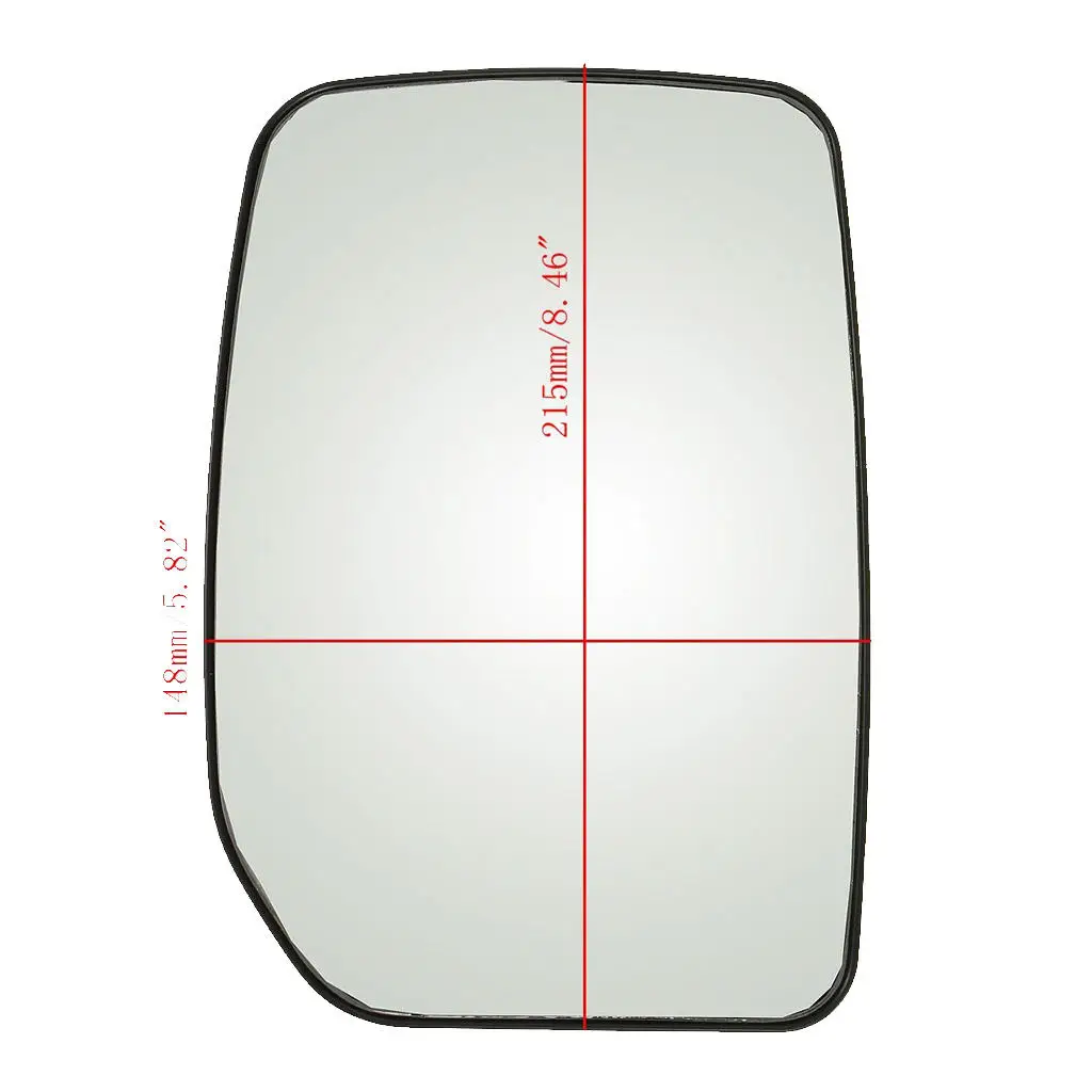 Car-Styling Heated Wing Side Mirror Glass Left  Rearview Heated Mirror for Ford Transit 2000 - 2013