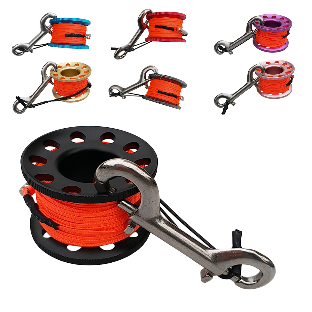 Scuba Diving Reel Spool for Underwater Diver Snorkeling Ultralight Portable & Durable Scuba Diving Finger Spool