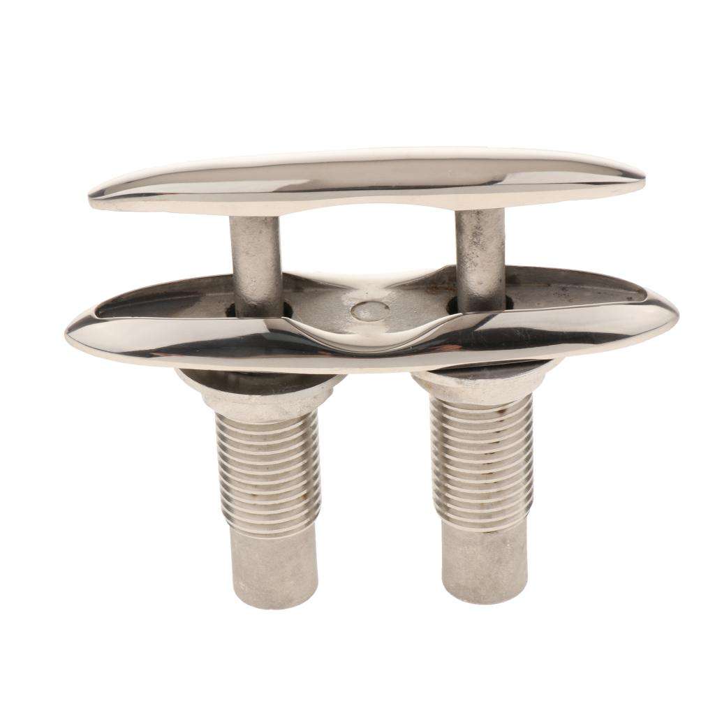 5inch 316 Stainless Steel -up/ Pull-up Flush Mount Lift Cleat for Boat Marine Yacht Hardware Highly Polished