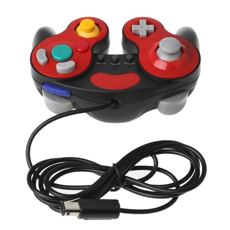 Wired Handheld Joystick Gamepad Controller For Game Cube Wii NGC Console
