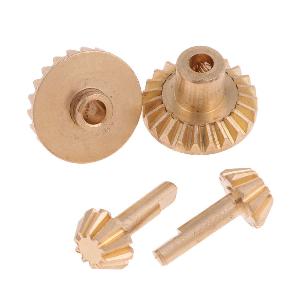 4pcs Brass Gears Pinion for WPL 1/12 RC Car Pick-up Truck GAZ Spare Parts