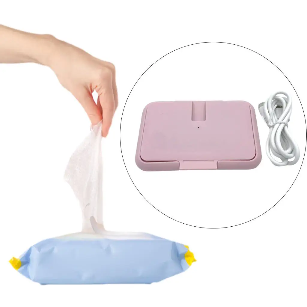 Electric Baby Wipe Warmer Thermal Warm Paper Warmer Baby Wet Wipes Dispenser Baby Wipes Warmer Heating Machine for Home Vehicle