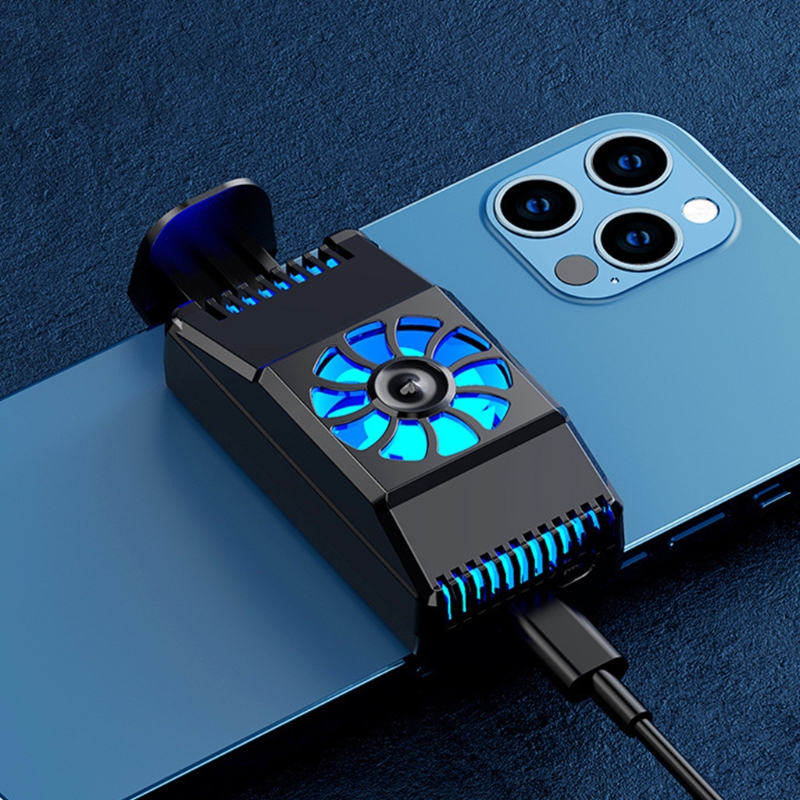 Ventilador de Refrigeração Telefone Móvel Portátil Cooler Gamepad Titular Suporte Tablet Tipo-c Radiador W89c 4 Telefone móvel portátil cooler ventilador de refrigeração