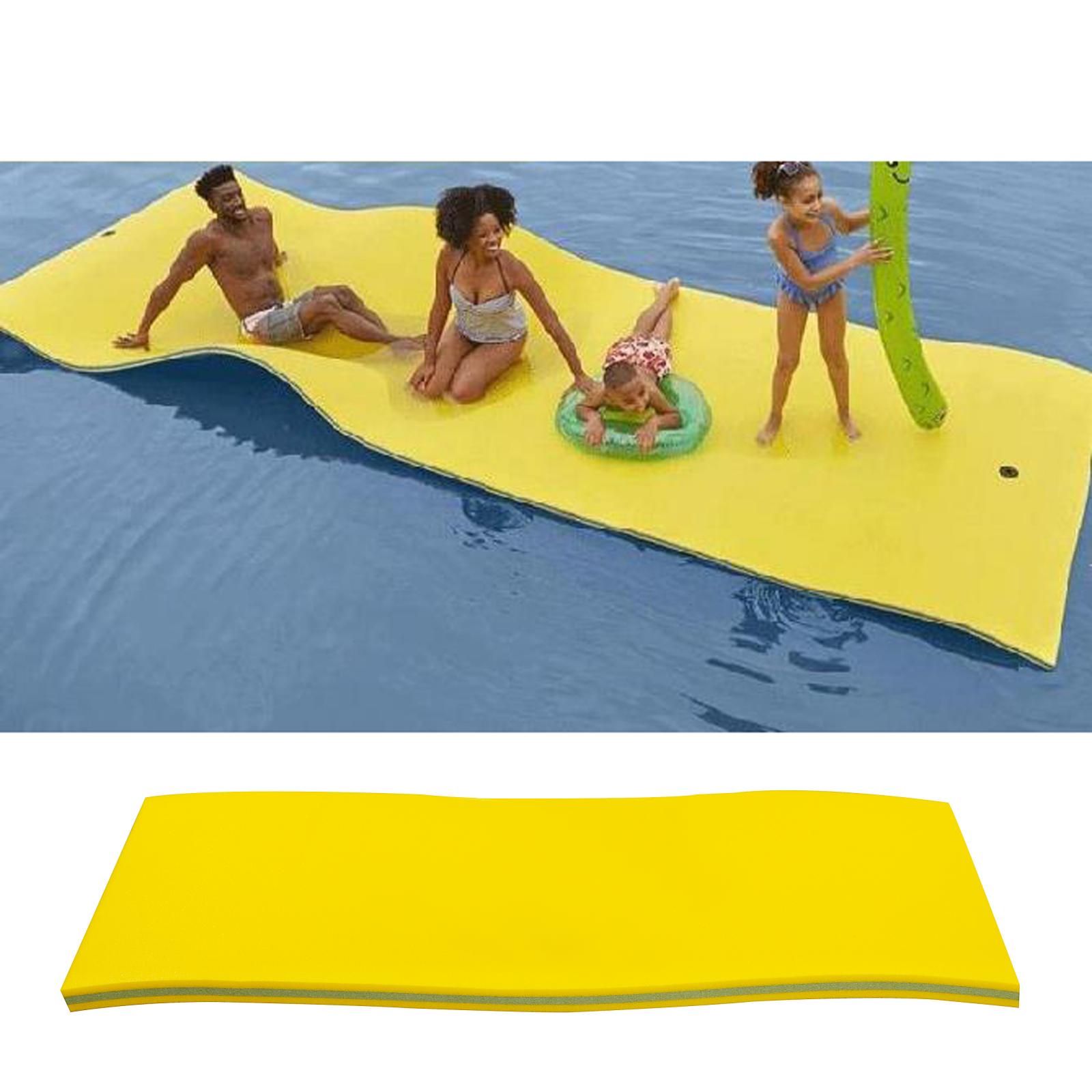 3 Layer Water Blanket Anti-tear XPE Foam Floating Mat Softes Floating Pad