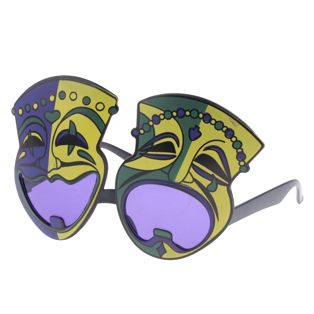 Party Funny Grimace Eyeglasses Halloween Novelty Sunglasses for Masquerade Costume Props