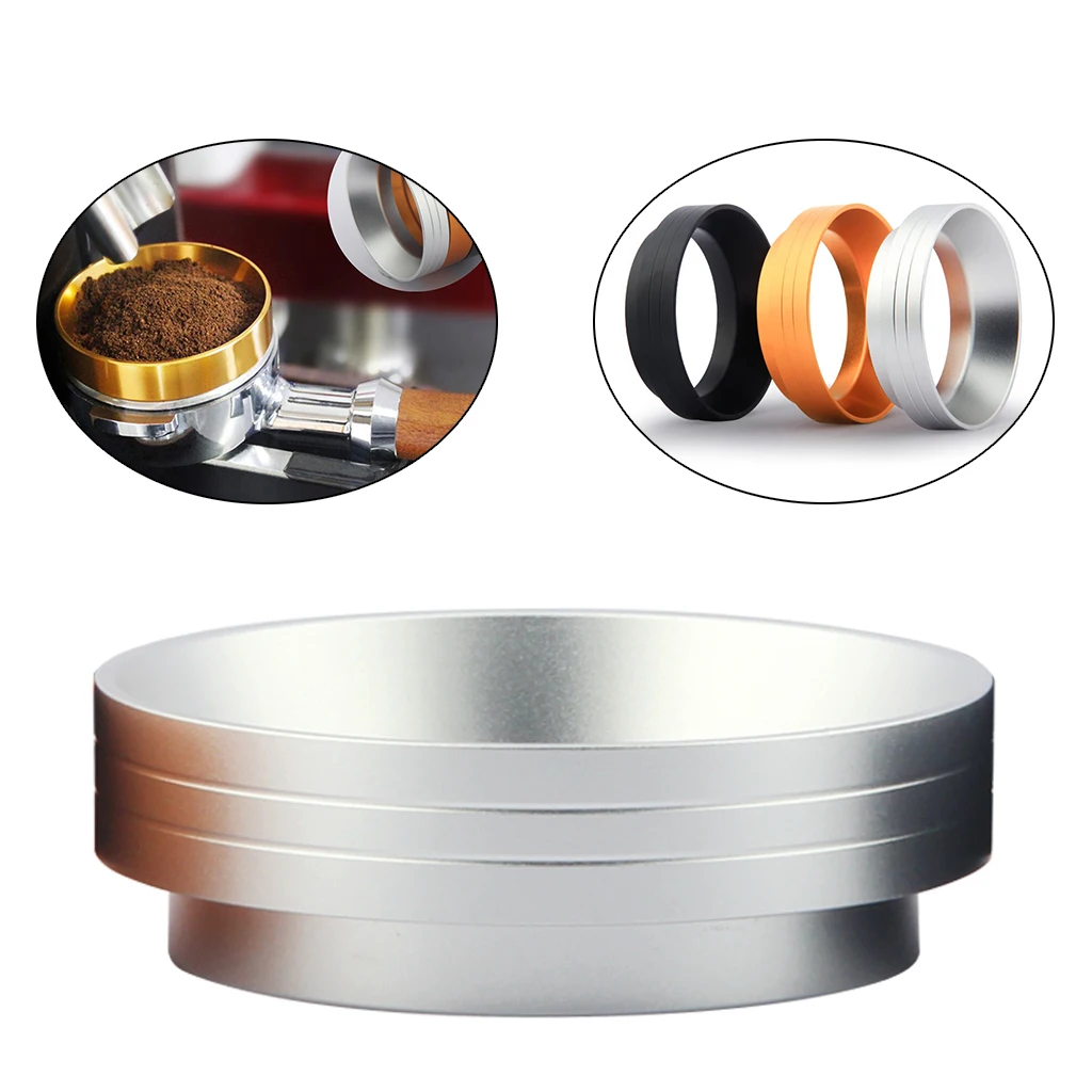Espresso Dosing Funnel, Aluminum Coffee Dosing Ring Intelligent Ring Powder Brewing Bowl Replacement Portafilter Accessories