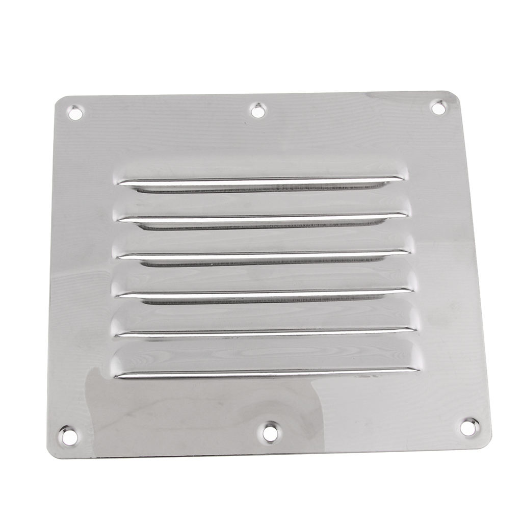 Marine Boat Stainless Steel Air Vent Louver Grill Cover Ventilation
