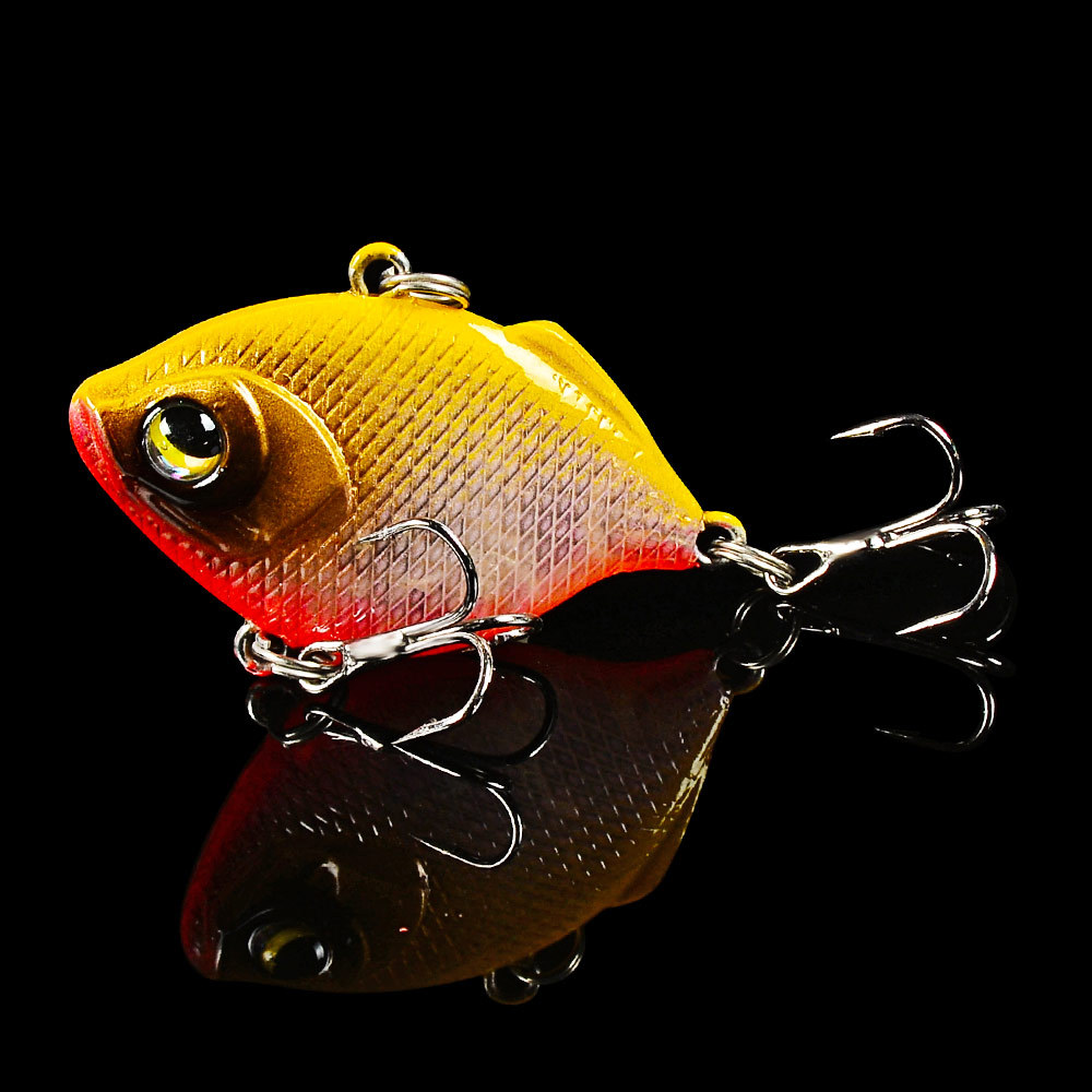 1 PCS Metal VIB Blade Glow Cicada Lure 4.5cm/8.5g Sinking Tail Spinner Baits Bibe For Bass Pike Perch Fishing
