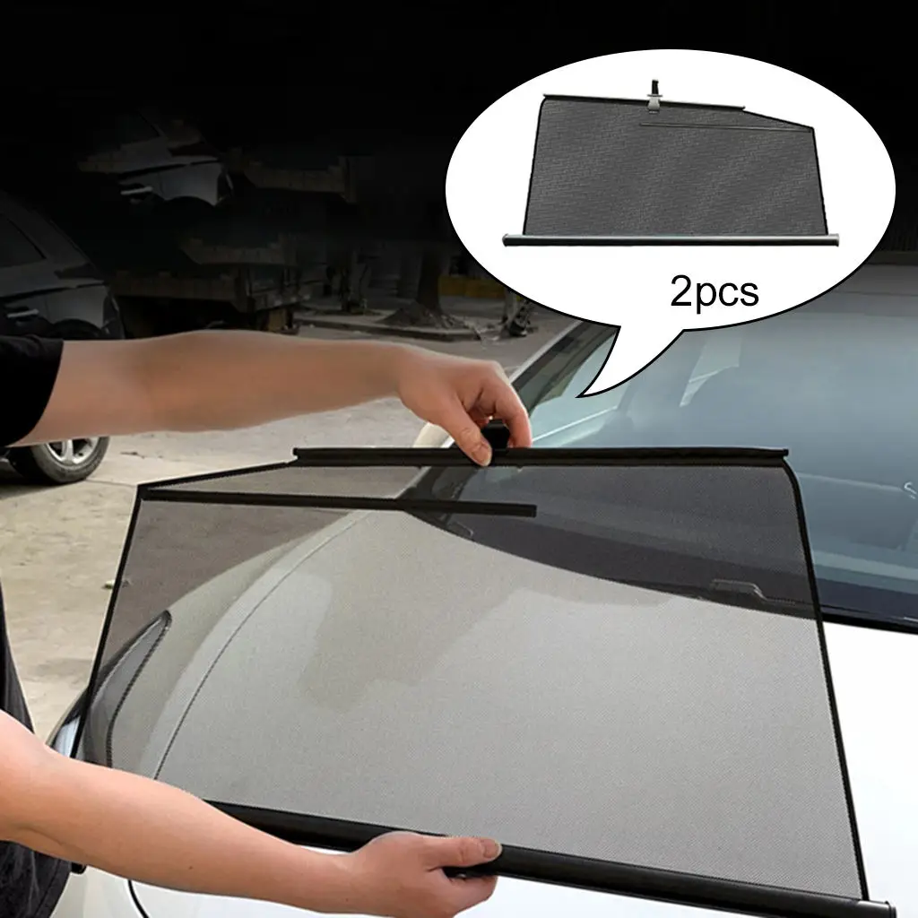 2Pcs Car Privacy Side Window Sunshade Cover fits for Tesla Model S