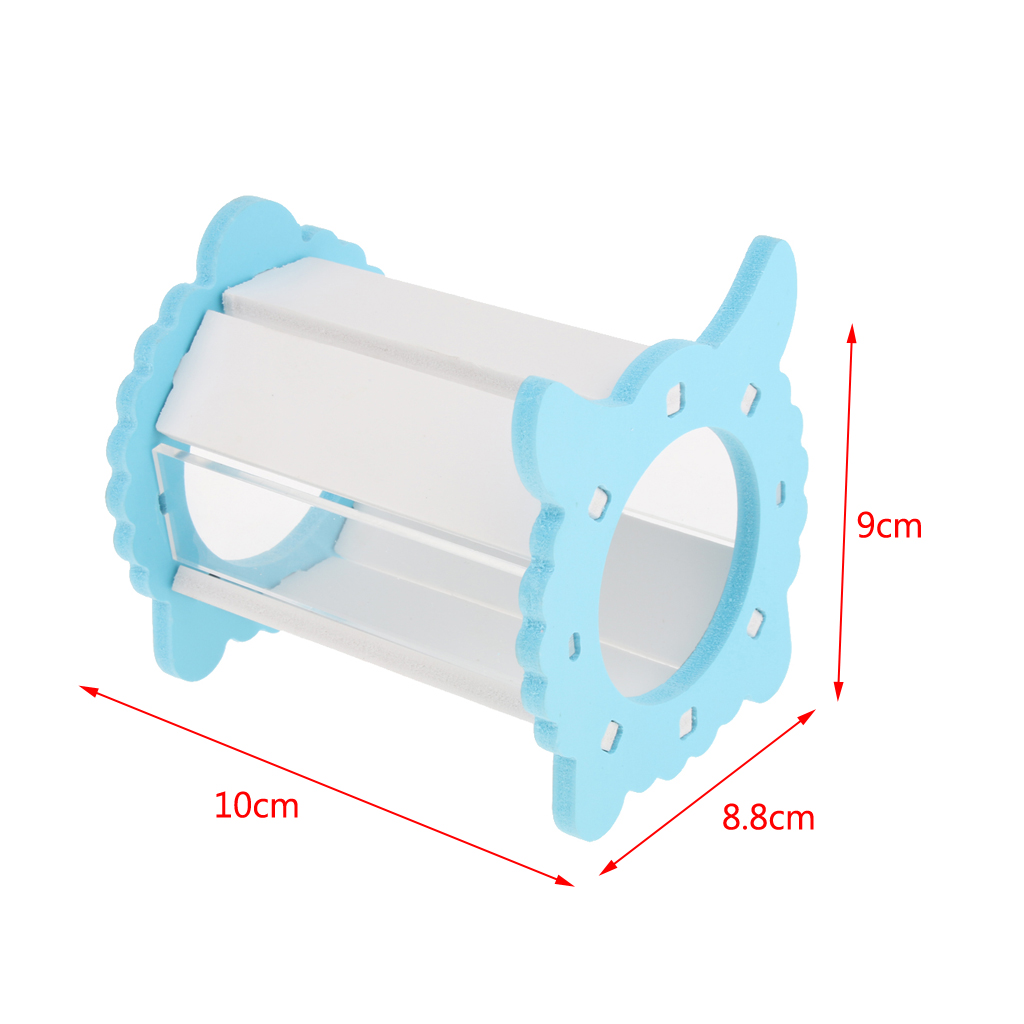 DIY Small Pet House Hamster Wheel Toys Pets Roller Tunnel Hideout Cage Toy