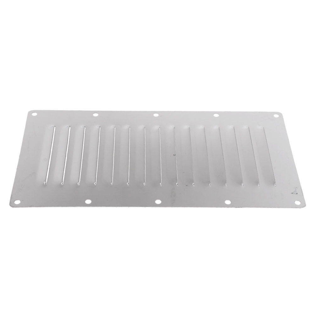 Air Vent Vertical Yacht Louvered Vent Marine Stainless Steel 228mmx127mm