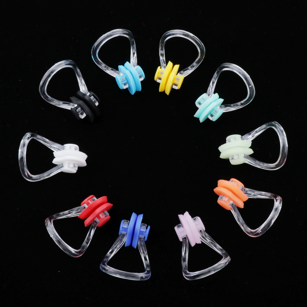 10pcs Comfortable Swim Nose Clip Swimming Adults Kids Swimmers Nose Plug