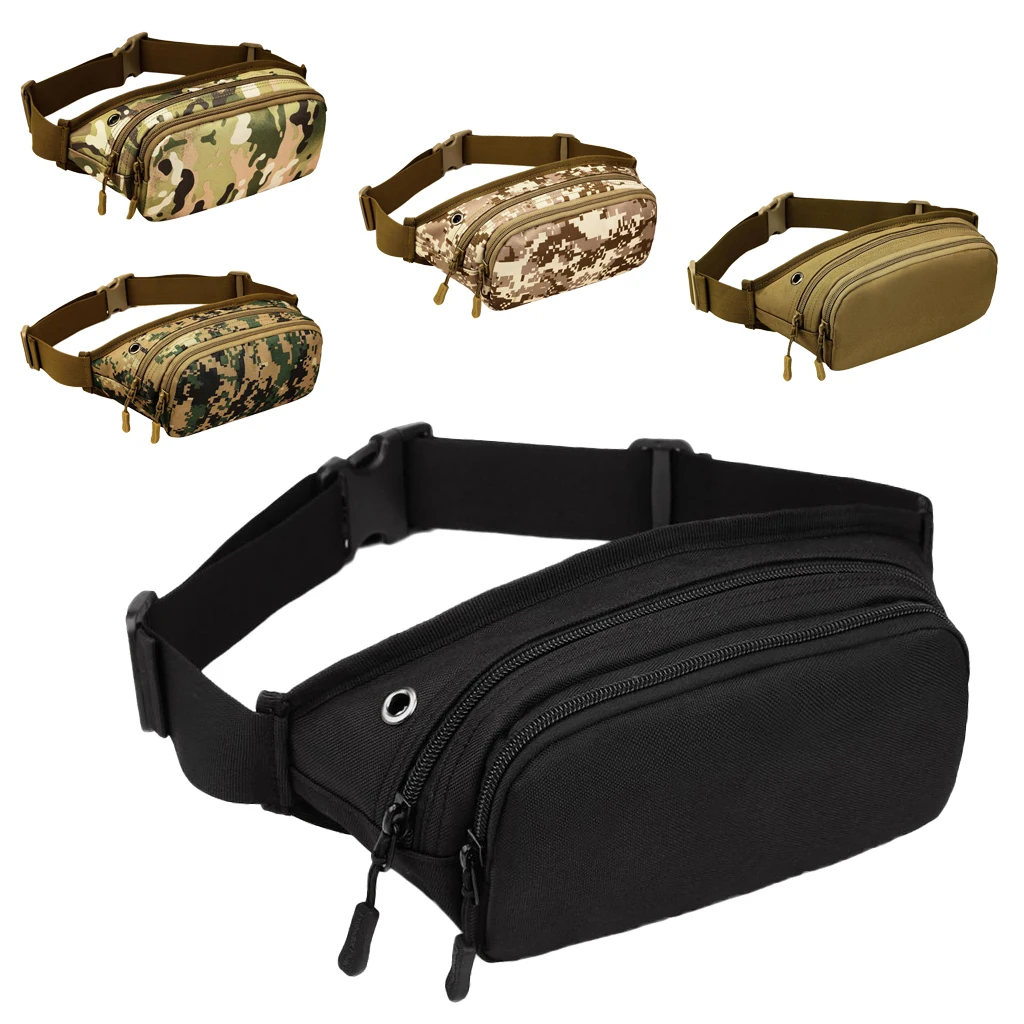 Waterproof Running Belt Bum Waist Pouch Fanny Pack Single Shoulder Bag Camping Sport Hiking Fishing Shopping Bag