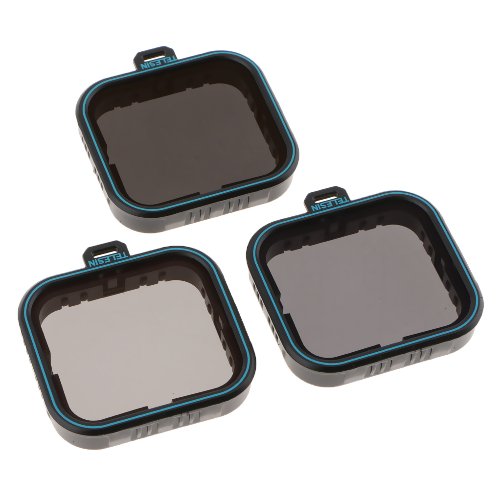 ND4 ND8 ND16 Neutral Density ND Filter Set Kit for GoPro  5 6 7 Black Action Camera