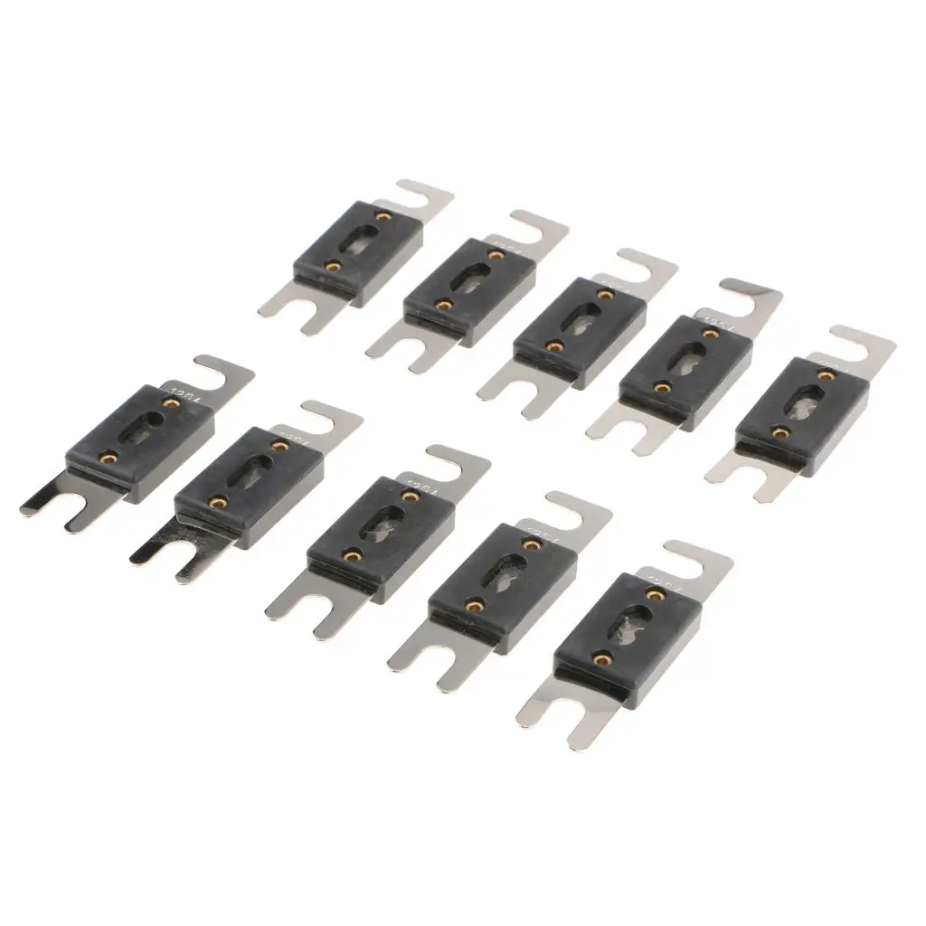 10x Car Audio Electrical Protection Flat Fuses Over-current Protect 120A