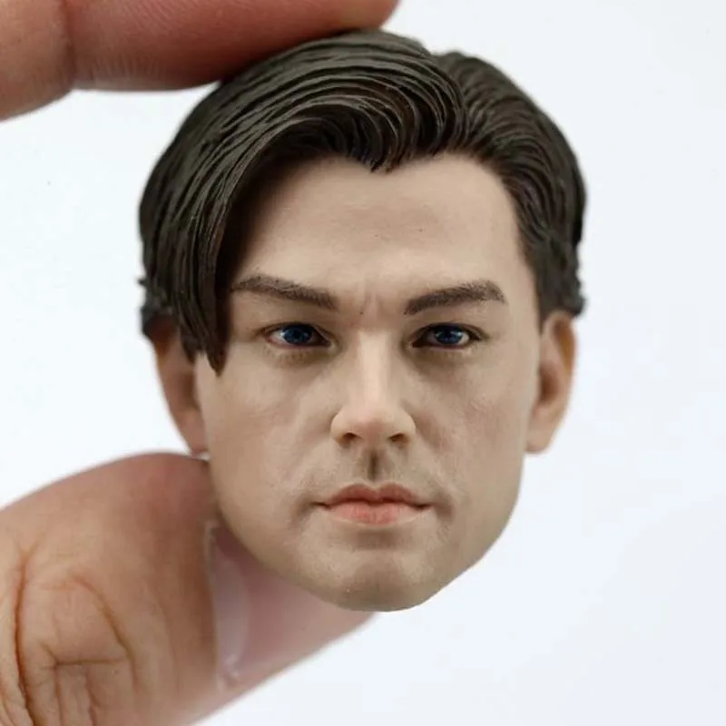 1/6 Male Head Carvings Beautiful Males TSCP Small Plums Leonardo DiCaprio Toys 