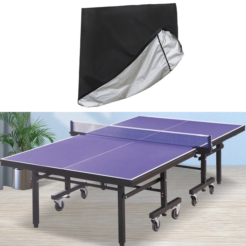 Premium Tennis Table Cover Wind Proof Waterproof Pings Pong Table Furniture