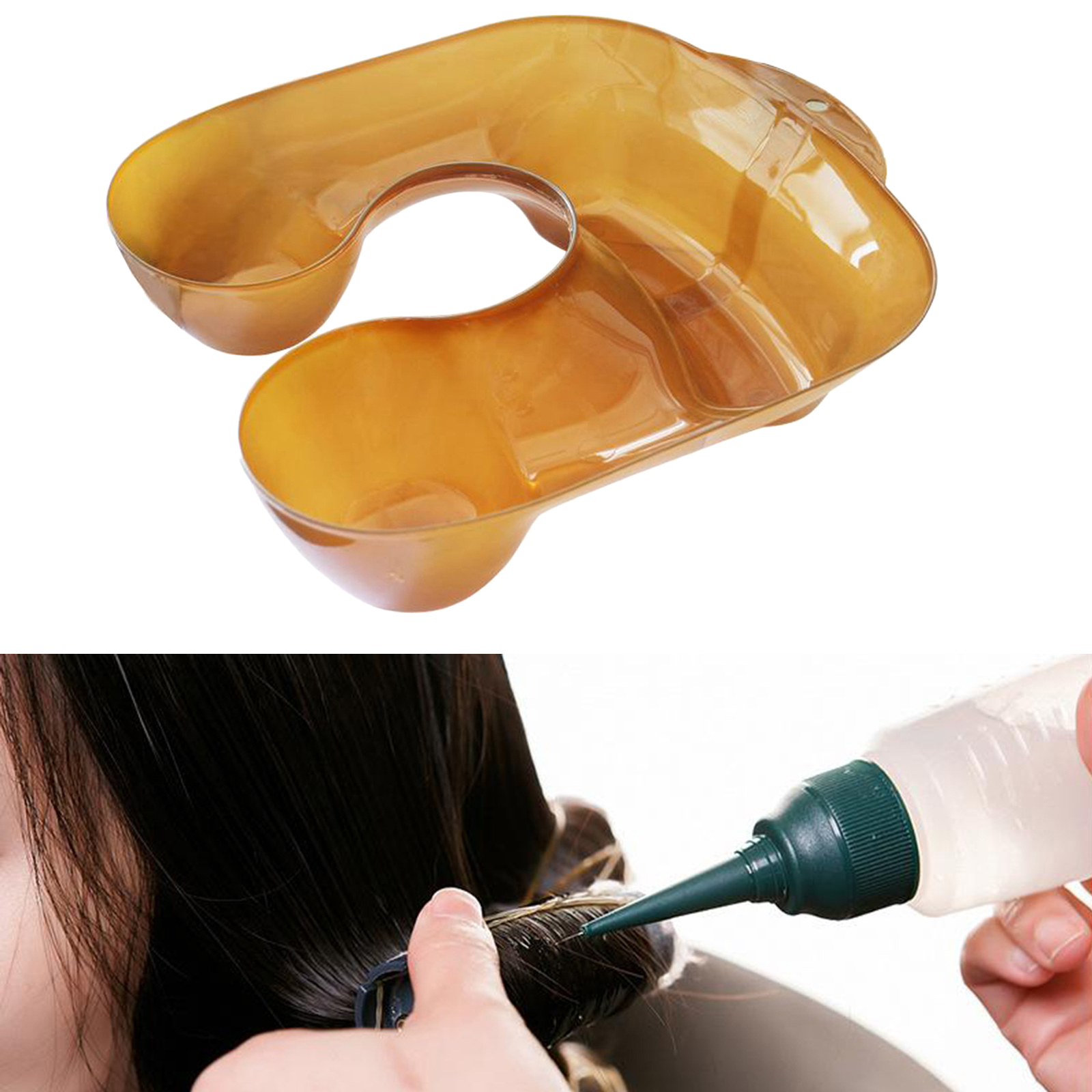 PVC Hair Washing Neck Tray Large Salon Perming Container Hair Styling Tools