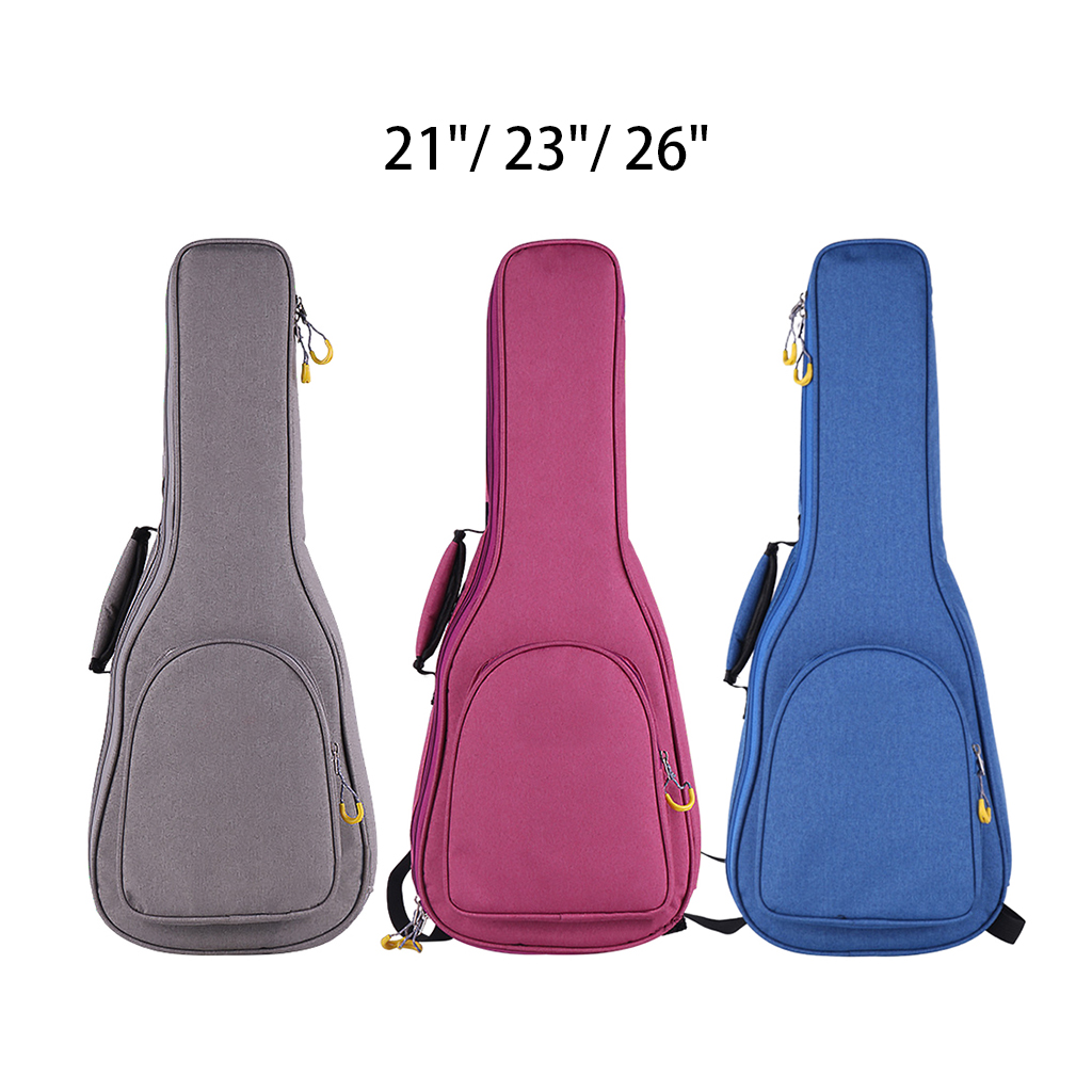 Ukulele Bag Instrument Bags Guitar Container Bass Guitar Case Guitar Storage Case Padded with Backpack Straps Dustproof
