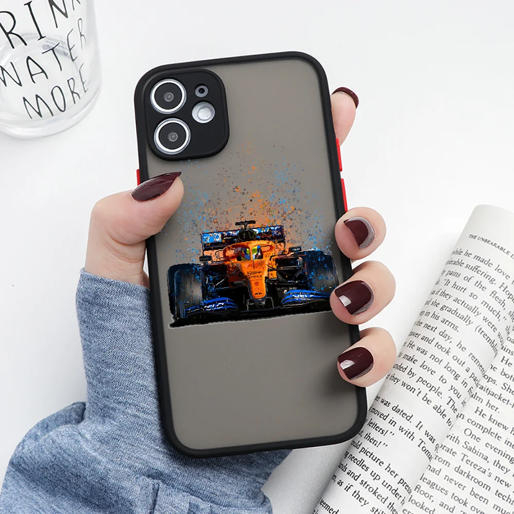 Formula 1 Racing F1 Car Phone Case For iphone SE 2020 6 6S 7 8 11 12 13 Mini Plus X XS XR Pro Max transparent art bumper xr phone case