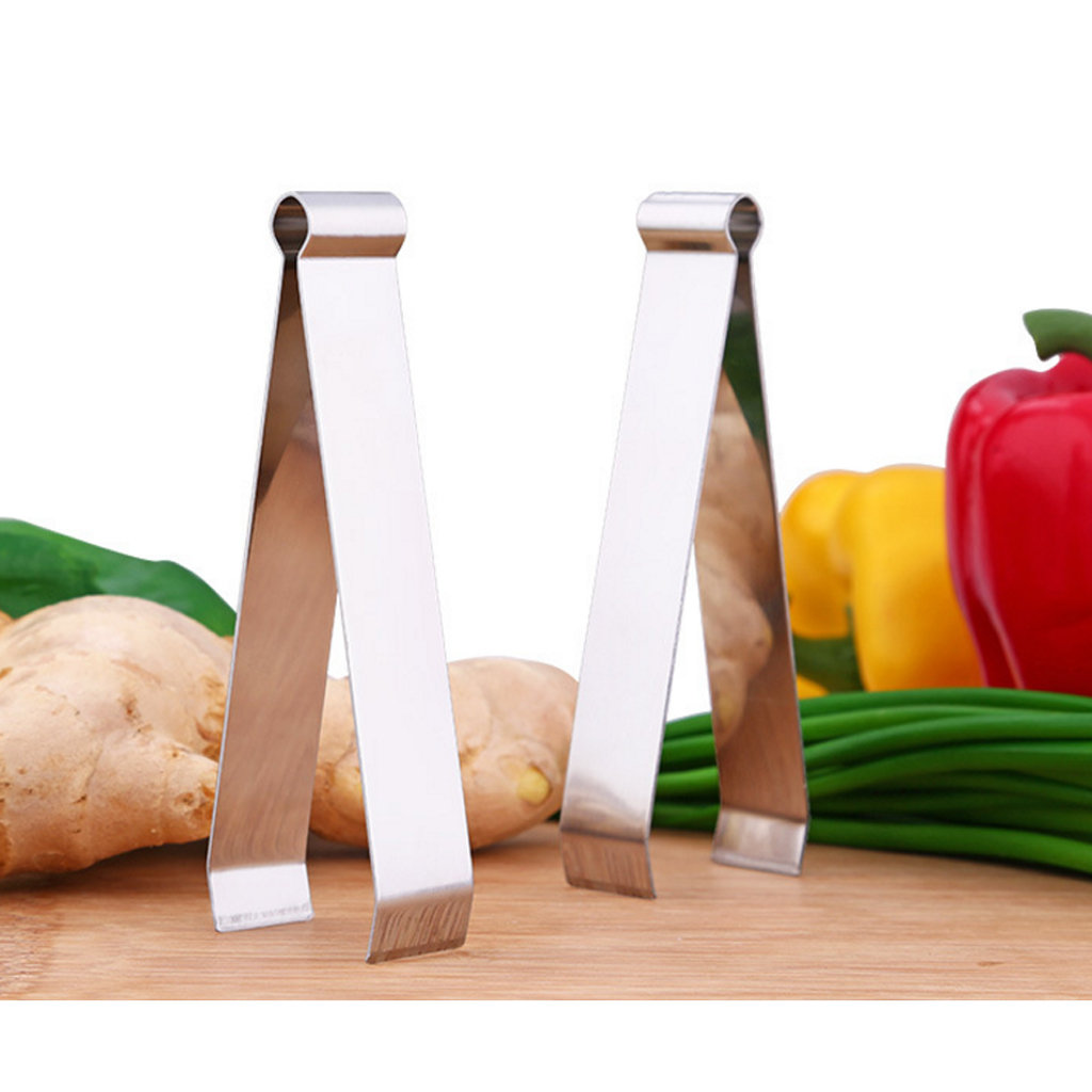 Portable Multipurpose Utility Cilp Stainless Steel Fishbone Ice Clip