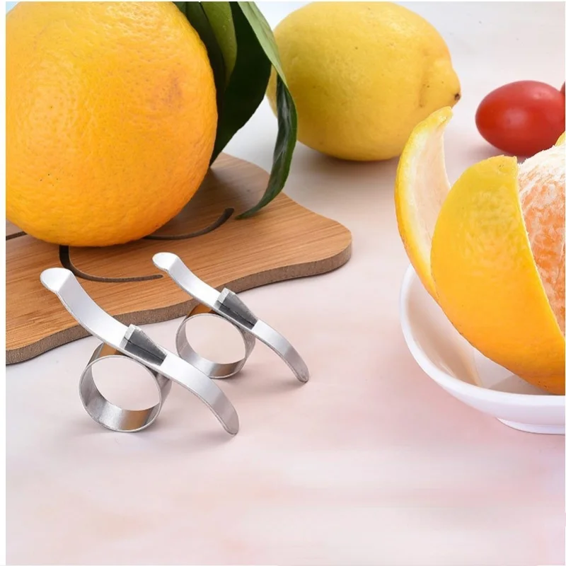 Orange Peeler Fruit Tree Stainless Steel Ring Kichen Accessories Tools