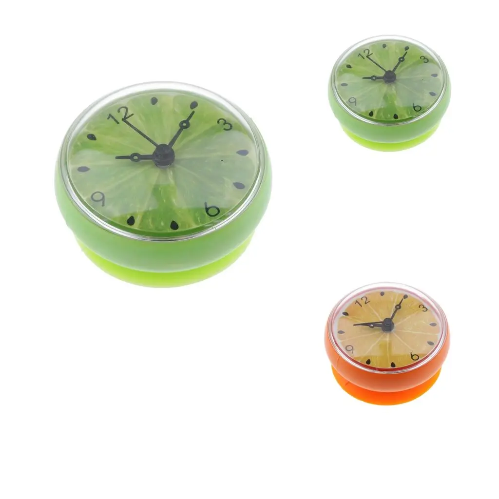 Small Suction Cup Bathroom Kitchen Clock Waterproof Easy install  Gift