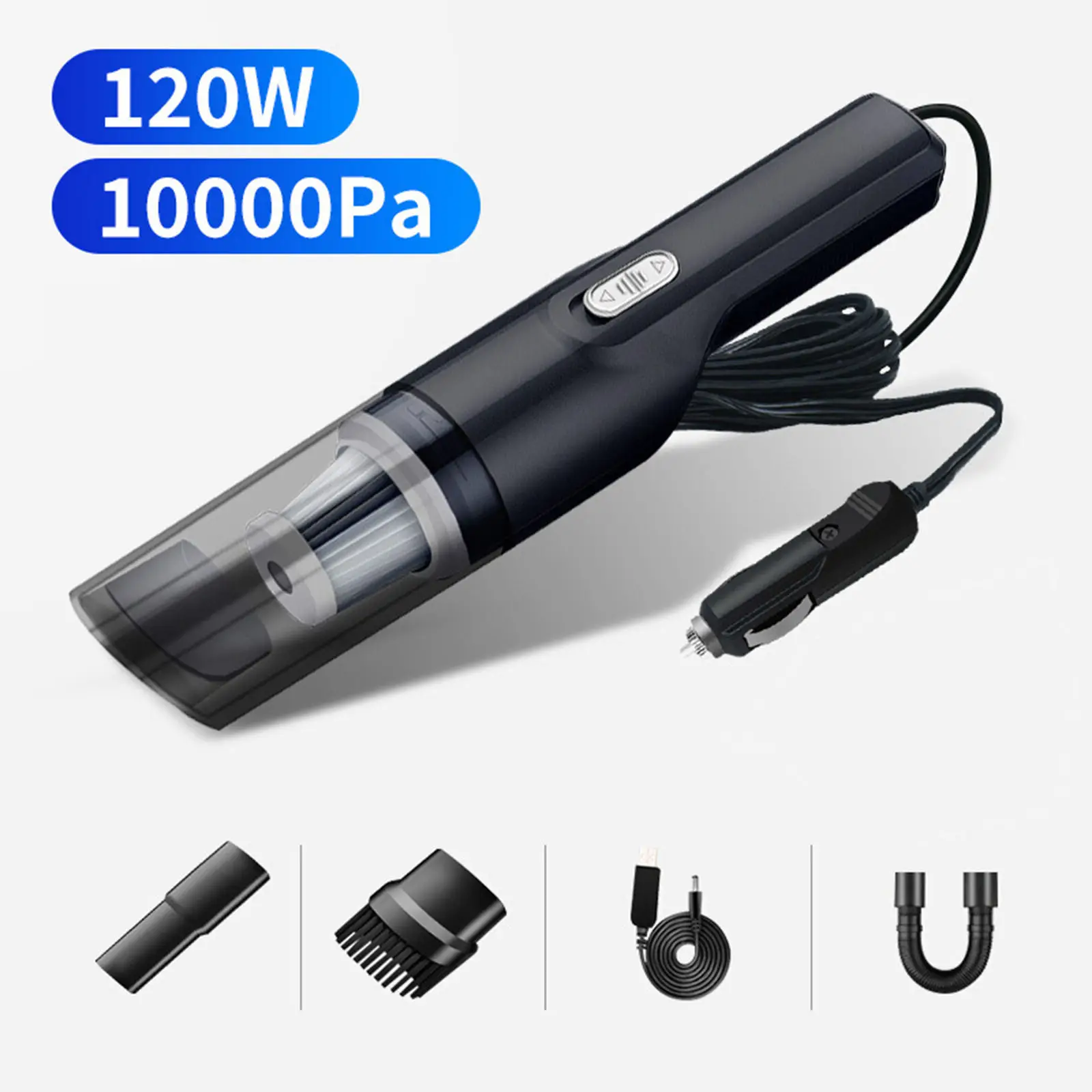 10000Pa Wireless / Wired Powerful Car Vacuum Cleaner Portable Wet&Dry Handheld Suction Auto Car Interior Seat Cleaner Vacuum