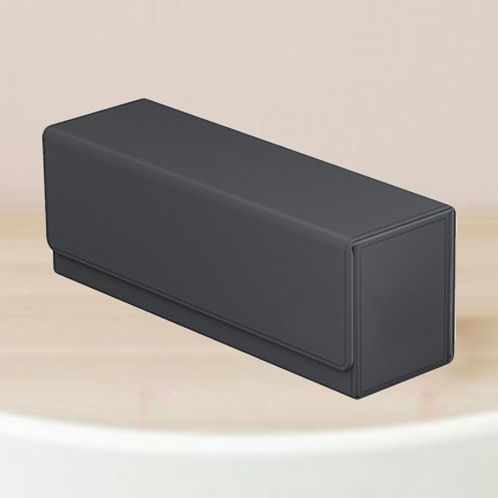 2x400 CARD CASE + Divider-Trading Card Deck Box 310x95x115mm Grey