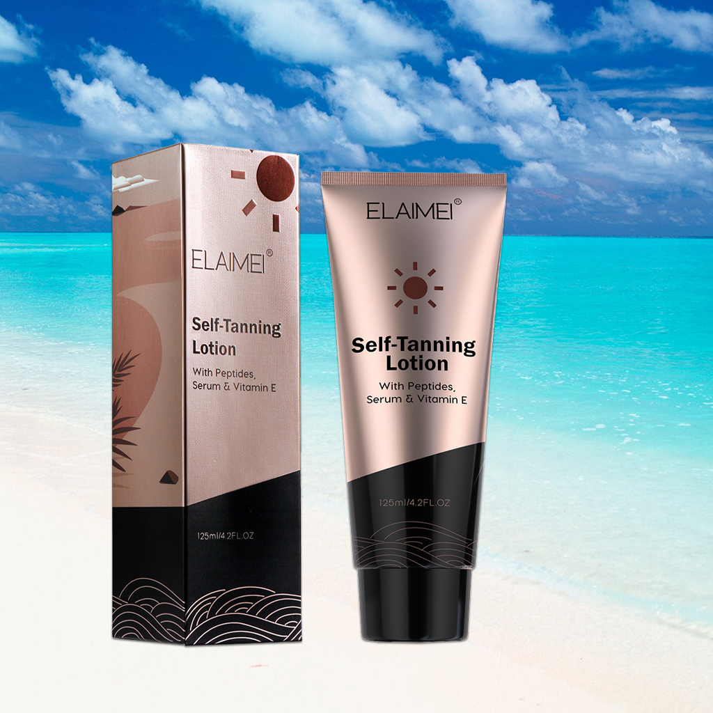 Self Tanner Lotion Organic Natural Bronzing Nourishing Self Tanning Lotion Beauty Personal Skin Care Sunless Body Bronzer 125 mL