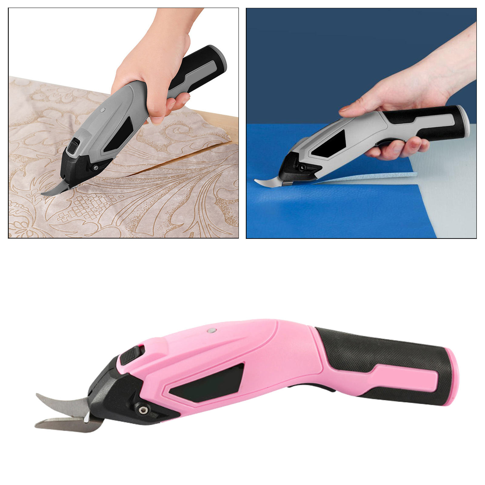 Electric Scissors, Cordless Scissors Box Cutter for Sewing Shears Cutting Crafting Scrapbooking Sewing Scissors, Rechargeable