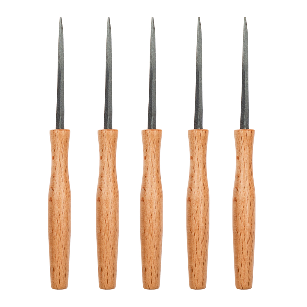 5x Piano Tuning Tool Awl String Machine Tools Maple Handle Φ1.2 Teeth