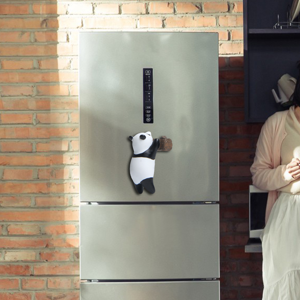 Cute Panda Refrigerator Magnets Kitchen Refrigerator Fridge Sticker Office Calendar Map Bulletin Board Photo Decoration