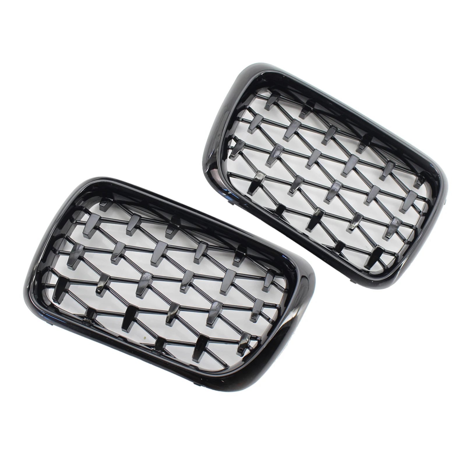 1Pair Car Front Kidney Grill Replacement for  E36 3 Series 1997 1998 1999