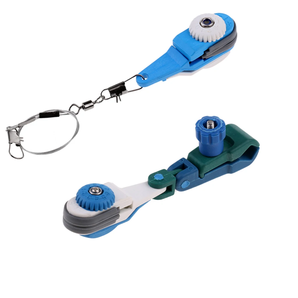 Adjustable Power Grip Plus Release Clips with Leader Planer Board Downriggers
