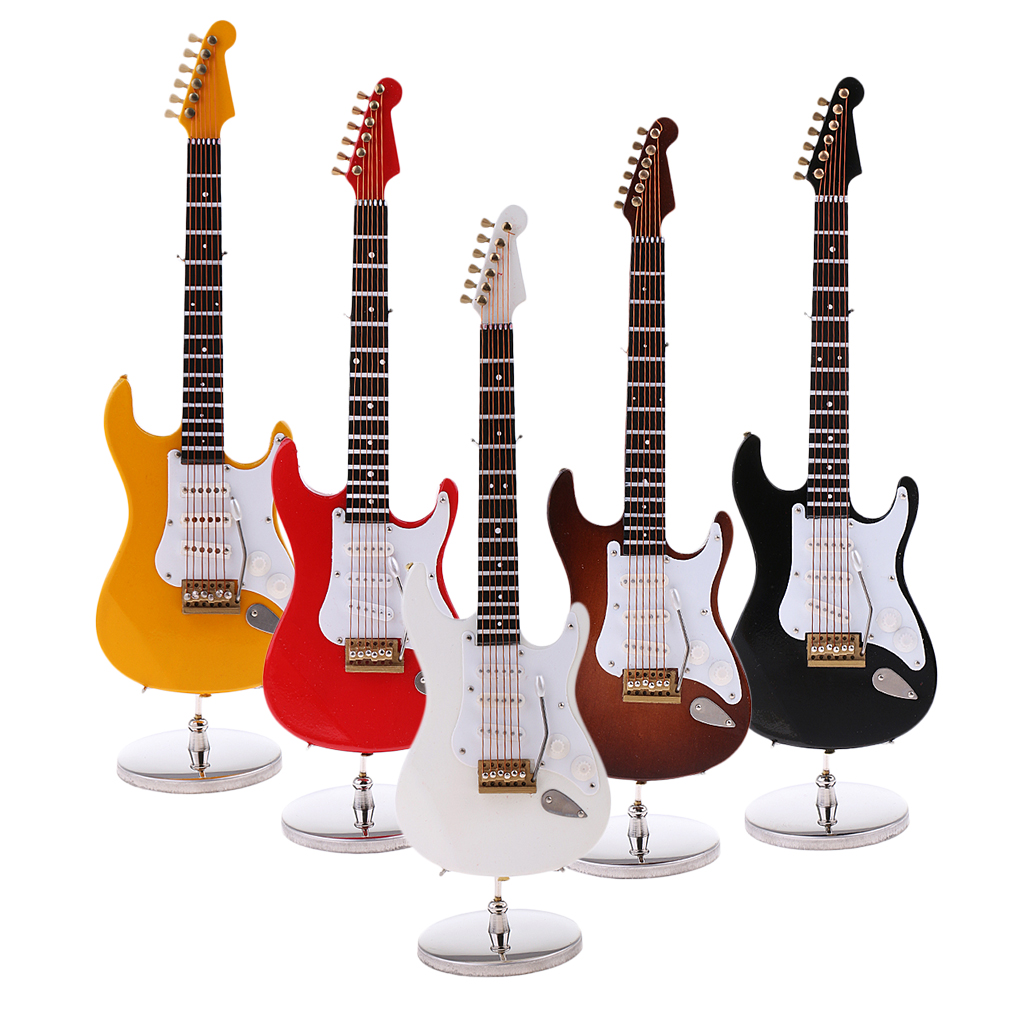 MagiDeal 1/6 Scale Wood Electric Guitar Model for 12 Inch Action Figure Accessory Kids Toys