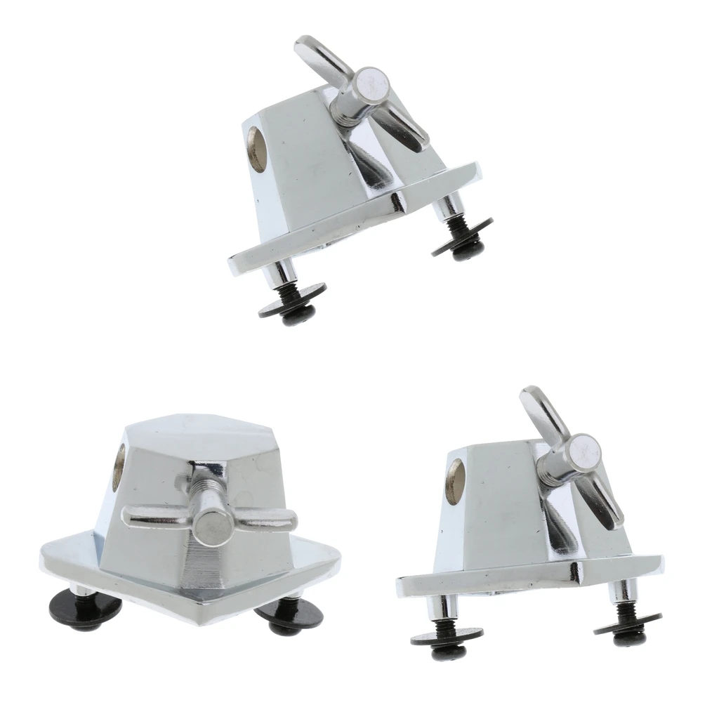 Pack Of 3 Floor Tom Drum Leg Bracket Rack Support Top-grade Drum Parts